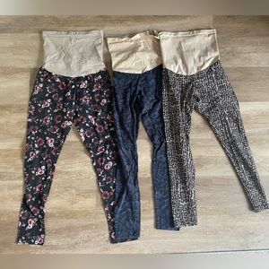 Three pack Motherhood Maternity leggings